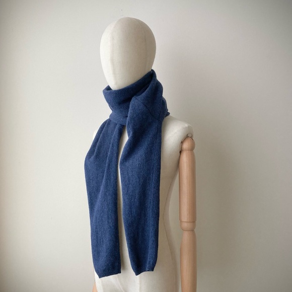 joodito 100% cashmere wraparound scarf upcycled sweater wrap oversize neckwarmer - Picture 5 of 10